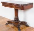 19th C Federal Empire Game Table