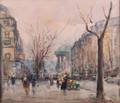 Georges Rouault Parisian Streetscape Watercolor