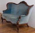 Victorian Parlor Triple Crest Settee