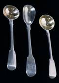 English Sterling Silver Spoons Three 3
