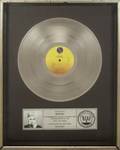 MADONNA PLATINUM RECORD AWARD