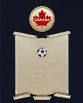 PEL 1991 CANADIAN MASTER FOOTBALL ASSOCIATION PLAQUE