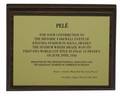 PEL AUGUST 2012 SWEDISH FOOTBALL ASSOCIATION 1958 WORLD CUP TRIBUTE PLAQUE