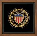 PEL CIRCA 1980s UNITED STATES SOCCER FEDERATION EMBLEM