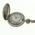 PEL SILVER TONE METAL POCKET WATCH