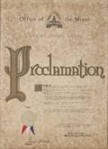 PEL 1973 CITY OF ST LOUIS PROCLAMATION