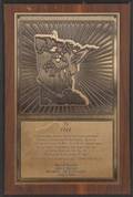 PEL JUNE 9 1976 MINNESOTA KICKS PLAQUE