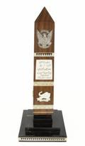 PEL WOODEN OBELISK TROPHY