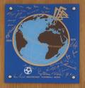PEL 1974 GERMANY FIFA WORLD CUP CHAMPION PLAQUE