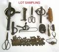 Miscellaneous box lot of metalware 18th19th c