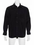 MICHAEL JACKSON BLACK CORDUROY SHIRT