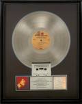 JIMI HENDRIX PLATINUM RECORD AWARD