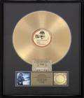GEORGE HARRISON GOLD RECORD AWARD