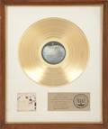 JOHN LENNON GOLD WHITE MATTE RECORD AWARD