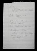 JAMES BROWN HANDWRITTEN LYRIC NOTES