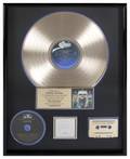 MICHAEL JACKSON GOLD RECORD AWARD
