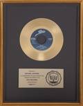 MICHAEL JACKSON GOLD RECORD AWARD