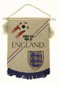PEL 1982 ENGLAND NATIONAL FOOTBALL TEAM WORLD CUP PENNANT