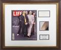 BEATLES SIGNED ITEMS DISPLAY