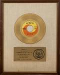 THE BEATLES WHITE MATTE RECORD AWARD