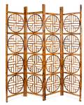 A Chinese Style Bamboo FourPaneled Screen