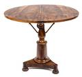 A Late Regency Rosewood Circular Side Table