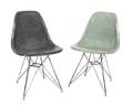 Two Eames For Herman Miller Fiberglass Shell Side Chairs