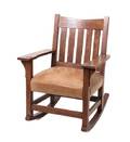 A Gustave Stickley V Back Rocker Model 311