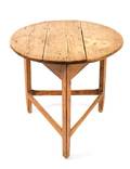 An English Pine Cricket Table
