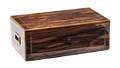 A Dunhill Brass Bound Rosewood Humidor