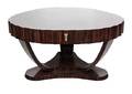 An Art Deco Walnut and Marquetry Breakfast Table