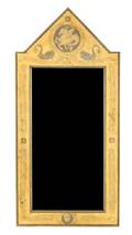 A Neoclassical Style PolychromePainted Mirror