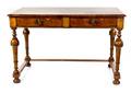 A William and Mary Style Walnut and Yew Wood Writing Table