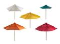 A Set of Five Patio Umbrellas
