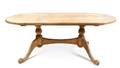 An American Pine Work Trestle Table