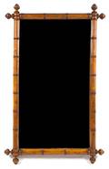 A Victorian Bamboo Mirror