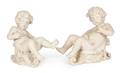 A Pair of Cast Figures of Bacchic Putti