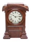 A Victorian Mahogany Mantle Clock