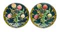 A Pair of Art Nouveau Faience Chargers
