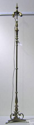 Cast Brass floor lamp