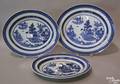 Three Chinese export Nanking platters